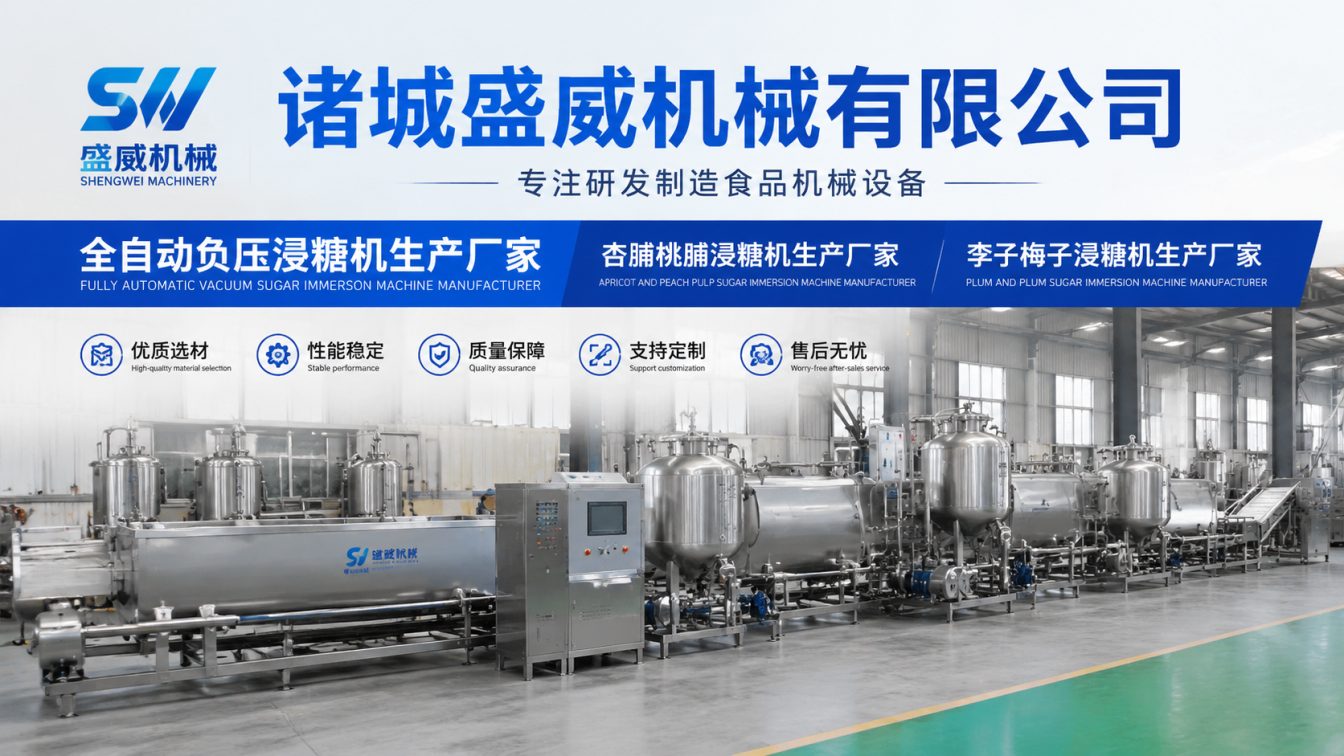 绍兴为果脯加工提供负压浸糖方案